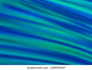 Dark BLUE vector blurred shine abstract background. An elegant bright illustration with gradient. The background for your creative designs.