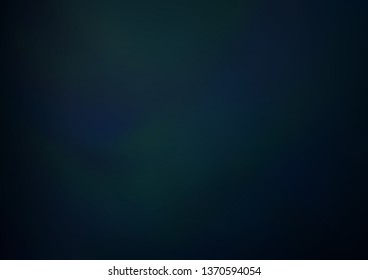 Dark BLUE vector blurred shine abstract template. Modern geometrical abstract illustration with gradient. The background for your creative designs.