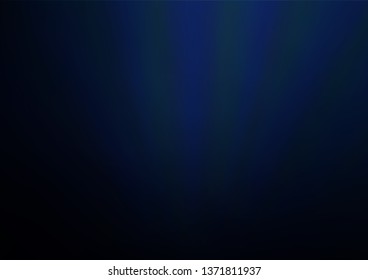 Dark BLUE vector blurred shine abstract pattern. Modern geometrical abstract illustration with gradient. Brand new style for your business design.