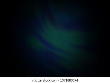 Dark BLUE vector blurred shine abstract background. Modern geometrical abstract illustration with gradient. A new texture for your design.