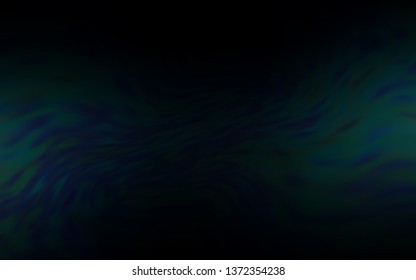 Dark BLUE vector blurred shine abstract template. A completely new colored illustration in blur style. Elegant background for a brand book.