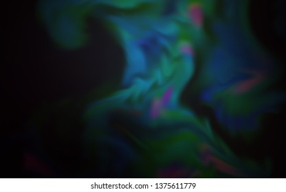 Dark BLUE vector blurred shine abstract texture. Glitter abstract illustration with gradient design. Blurred design for your web site.