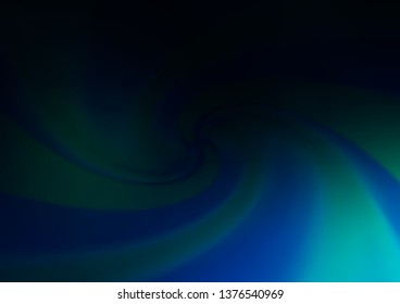 Dark BLUE vector blurred shine abstract pattern. Colorful illustration in abstract style with gradient. The template can be used for your brand book.