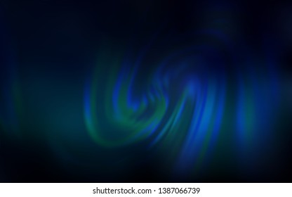 Dark BLUE vector blurred shine abstract background. Modern abstract illustration with gradient. Elegant background for a brand book.