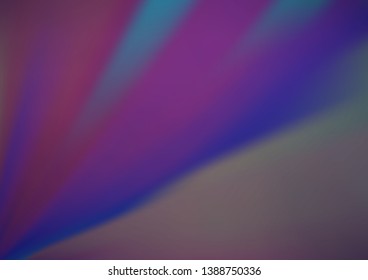 Dark BLUE vector blurred shine abstract template. An elegant bright illustration with gradient. Brand new design for your business.