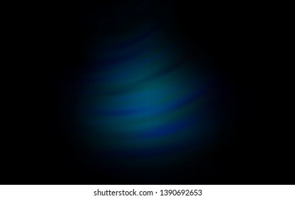 Dark BLUE vector blurred shine abstract template. Glitter abstract illustration with gradient design. Background for designs.