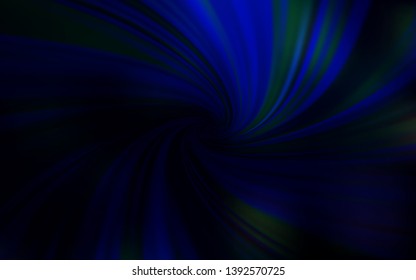 Dark BLUE vector blurred shine abstract texture. Modern abstract illustration with gradient. Completely new design for your business.