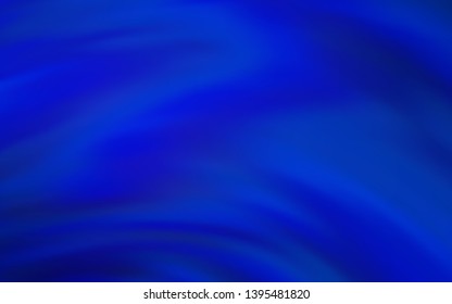 Dark BLUE vector blurred shine abstract template. An elegant bright illustration with gradient. New style design for your brand book.
