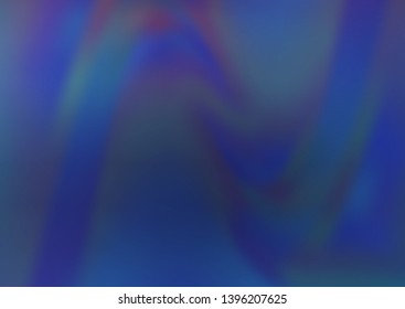 Dark BLUE vector blurred shine abstract background. A completely new color illustration in a bokeh style. A completely new template for your design.