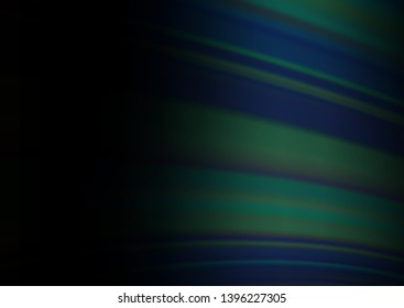 Dark BLUE vector blurred shine abstract pattern. Colorful illustration in blurry style with gradient. The template for backgrounds of cell phones.