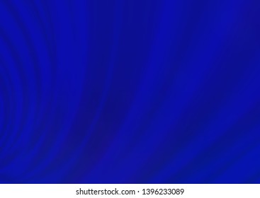Dark BLUE vector blurred shine abstract pattern. Creative illustration in halftone style with gradient. The best blurred design for your business.