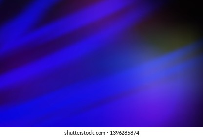 Dark BLUE vector blurred shine abstract template. An elegant bright illustration with gradient. New style for your business design.