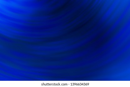 Dark BLUE vector blurred shine abstract background. A completely new colored illustration in blur style. New way of your design.