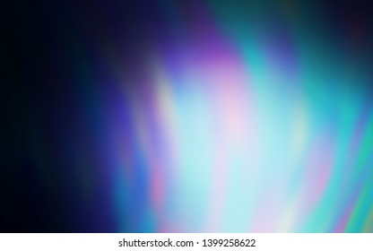 Dark BLUE vector blurred shine abstract background. Colorful illustration in abstract style with gradient. Elegant background for a brand book.