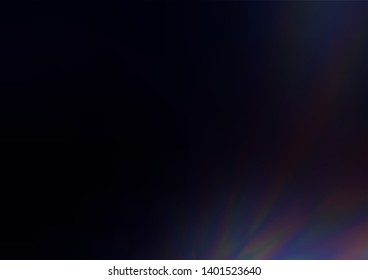 Dark BLUE vector blurred shine abstract template. Glitter abstract illustration with an elegant design. The elegant pattern for brand book.