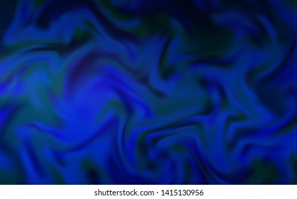 Dark BLUE vector blurred shine abstract texture. Glitter abstract illustration with gradient design. Blurred design for your web site.