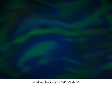 Dark BLUE vector blurred shine abstract pattern. An elegant bright illustration with gradient. The elegant pattern for brand book.