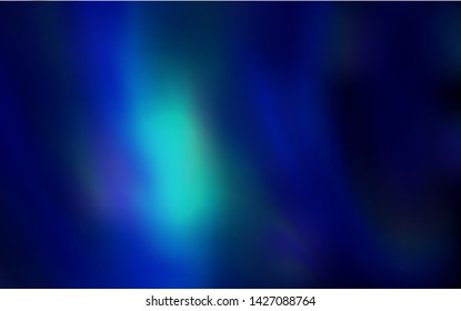 Dark BLUE vector blurred shine abstract texture. Modern abstract illustration with gradient. Background for designs.