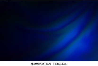 Dark BLUE vector blurred shine abstract texture. A completely new colored illustration in blur style. New style design for your brand book.
