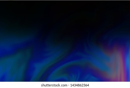 Dark BLUE vector blurred shine abstract background. Modern abstract illustration with gradient. Elegant background for a brand book.