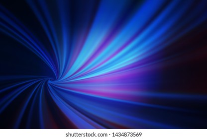 Dark BLUE vector blurred shine abstract template. New colored illustration in blur style with gradient. Background for designs.