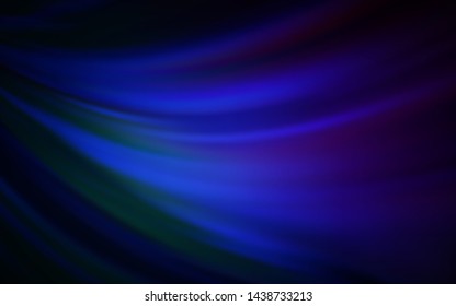 Dark BLUE vector blurred shine abstract texture. Creative illustration in halftone style with gradient. The best blurred design for your business.