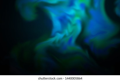 Dark BLUE vector blurred shine abstract background. An elegant bright illustration with gradient. Background for designs.
