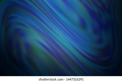Dark BLUE vector blurred shine abstract background. New colored illustration in blur style with gradient. New way of your design.