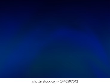 Dark BLUE vector blurred shine abstract pattern. Colorful abstract illustration with gradient. The elegant pattern for brand book.