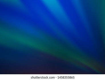 Dark BLUE vector blurred shine abstract background. A vague abstract illustration with gradient. Brand new design for your business.