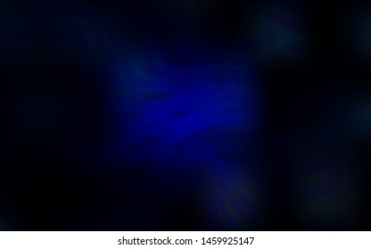 Dark BLUE vector blurred shine abstract template. Colorful illustration in abstract style with gradient. Background for designs.