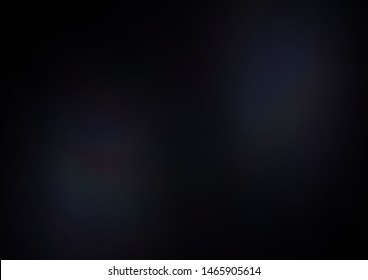 Dark BLUE vector blurred shine abstract template. Creative illustration in halftone style with gradient. The background for your creative designs.