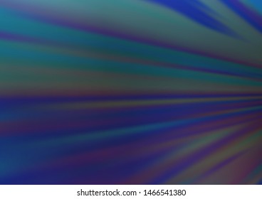 Dark BLUE vector blurred shine abstract background. Modern geometrical abstract illustration with gradient. The background for your creative designs.