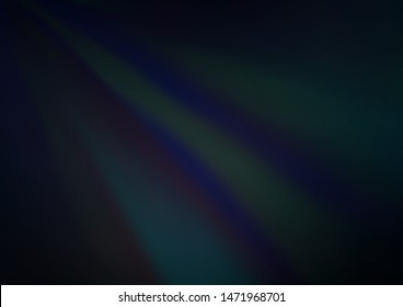 Dark BLUE vector blurred shine abstract template. Shining colorful illustration in a Brand new style. The template can be used for your brand book.