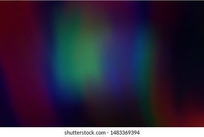Dark BLUE vector blurred shine abstract background. Shining colored illustration in smart style. New style design for your brand book.