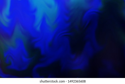 Dark BLUE vector blurred shine abstract texture. Colorful abstract illustration with gradient. Blurred design for your web site.