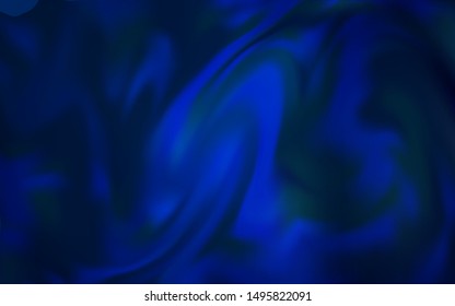 Dark BLUE vector blurred shine abstract texture. An elegant bright illustration with gradient. The best blurred design for your business.