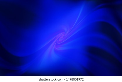 Dark BLUE vector blurred shine abstract background. Modern abstract illustration with gradient. The best blurred design for your business.