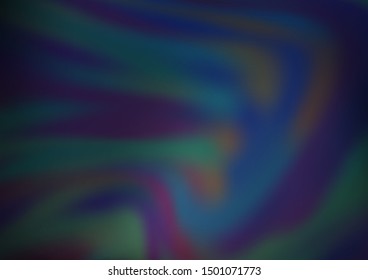 Dark BLUE vector blurred shine abstract background. Shining colorful illustration in a Brand new style. The elegant pattern for brand book.
