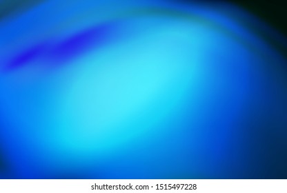 Dark BLUE vector blurred shine abstract texture. An elegant bright illustration with gradient. Blurred design for your web site.
