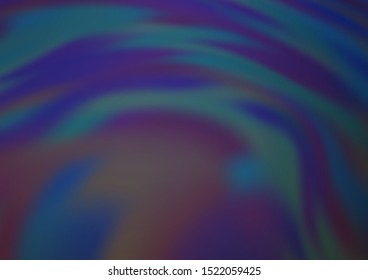 Dark BLUE vector blurred shine abstract pattern. Colorful illustration in blurry style with gradient. A completely new design for your business.