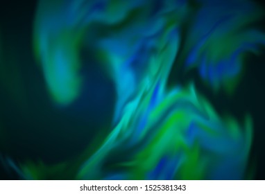 Dark BLUE vector blurred shine abstract background. An elegant bright illustration with gradient. Background for designs.
