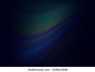 Dark BLUE vector blurred shine abstract pattern. A vague abstract illustration with gradient. Brand new style for your business design.