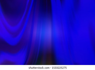 Dark BLUE vector blurred shine abstract texture. An elegant bright illustration with gradient. Completely new design for your business.
