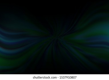 Dark BLUE vector blurred shine abstract template. Modern abstract illustration with gradient. Blurred design for your web site.