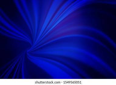 Dark BLUE vector blurred shine abstract texture. An elegant bright illustration with gradient. New style design for your brand book.