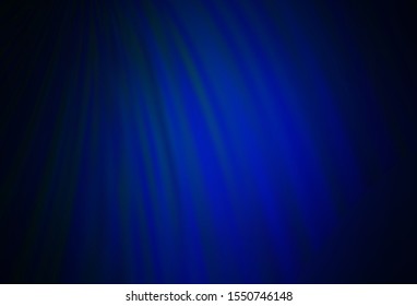 Dark BLUE vector blurred shine abstract template. Colorful illustration in abstract style with gradient. New style design for your brand book.