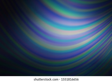 Dark BLUE vector blurred shine abstract background. Modern abstract illustration with gradient. Smart design for your work.