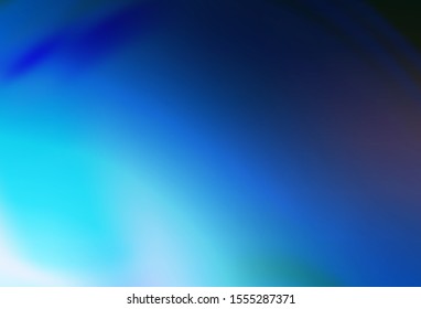 Dark BLUE vector blurred shine abstract texture. Glitter abstract illustration with gradient design. New style for your business design.