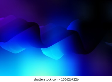 Dark BLUE vector blurred shine abstract texture. Modern abstract illustration with gradient. New style design for your brand book.